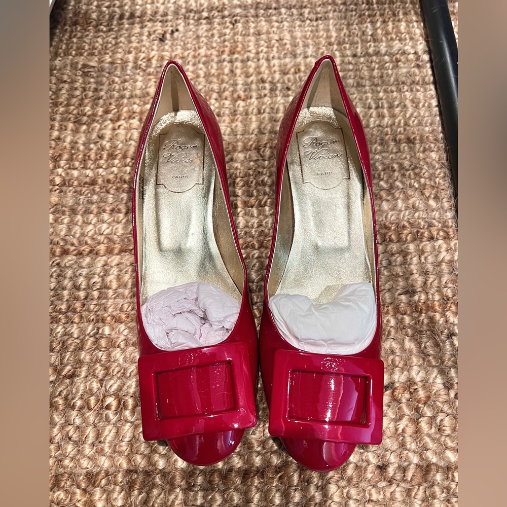 Roger Vivier belle DE NUIT T.35 Rub.sole N heels